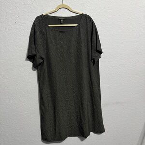 Eileen Fisher Morse Code “The Future Is Female” Shift Dress